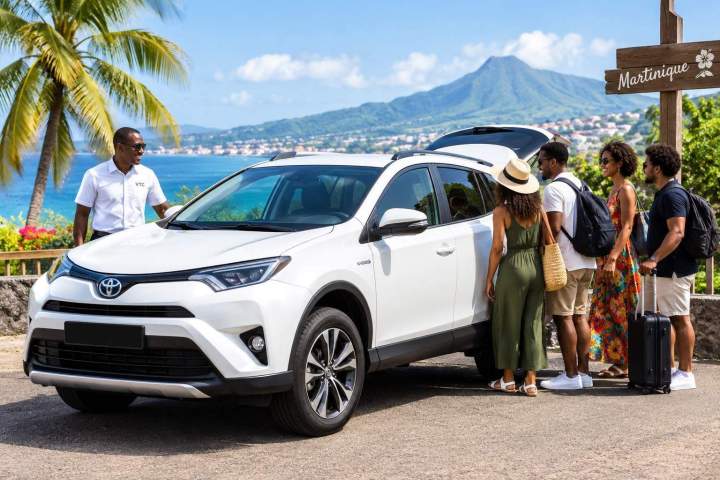 Taxi de groupe Martinique