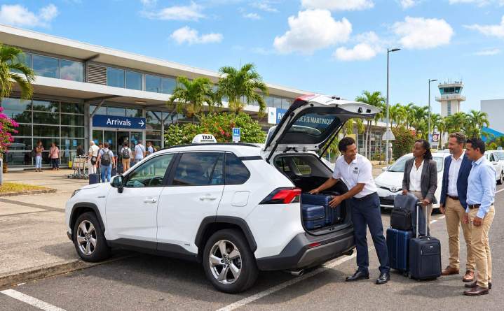 Service de taxi Martinique